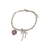 Wholesale Necklace Imitation Pearl Zircon Love Bow Set With Pearls Clavicle Chain For Women