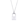 Wholesale Necklace Jewelry Stainless Steel And Titanium Steel Ancient English Letter Lock Pendant Electroplated For Women