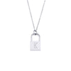 Wholesale Necklace Jewelry Stainless Steel And Titanium Steel Ancient English Letter Lock Pendant Electroplated For Women
