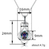 Wholesale Necklace Lace Copper Inlaid Zircon Geometric Style Mixed Gem Inlay For Women