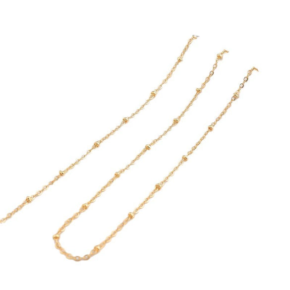 Wholesale Necklace Mixed Material Copper Zircon Inlay Oshaped Chain Box Chain Lip Chain Clip Bead Chain Pearl Chain Plain Chain Allmatch