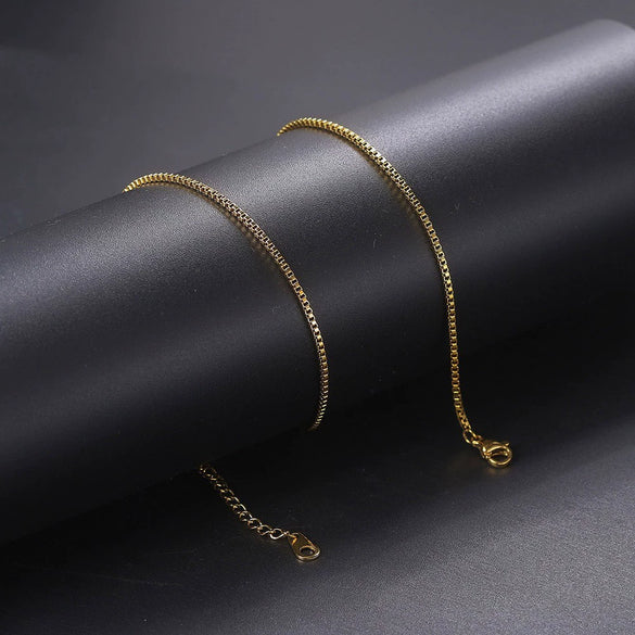 Wholesale Necklace Mixed Material Copper Zircon Inlay Oshaped Chain Box Chain Lip Chain Clip Bead Chain Pearl Chain Plain Chain Allmatch