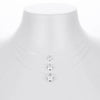 Wholesale Necklace Moissanite 925 Sterling Silver Geometric Set With Diamonds Fishing Line Chain Women's Simple Style
