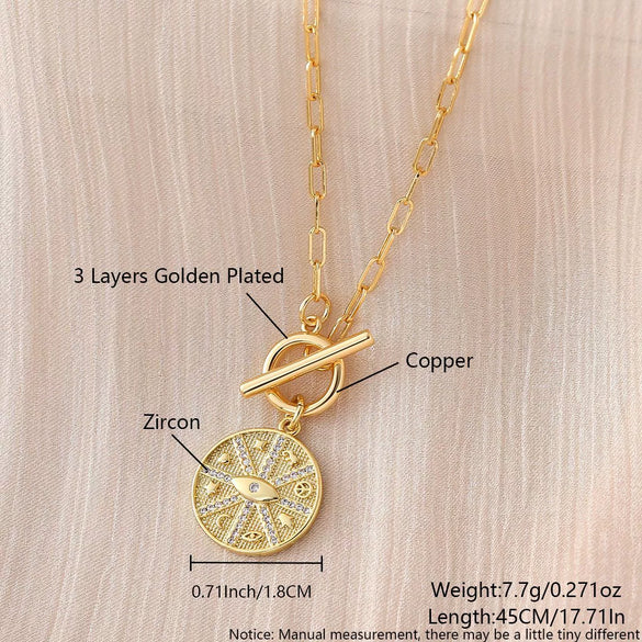 Wholesale Necklace Natural Pearl Copper Geometric Electroplating For Women