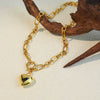 Wholesale Necklace Natural Stone Stainless Steel Copper Geometric Sunflower Handmade For Women