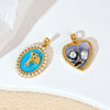 Wholesale Necklace Pendant Copper Enamel Glaze Flower Dripping Oil Style