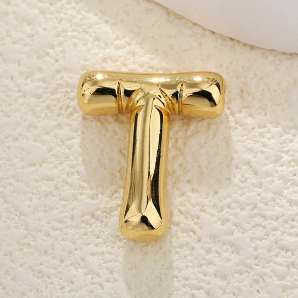 Wholesale Necklace Pendant Copper Gold Plated With Letter Pattern