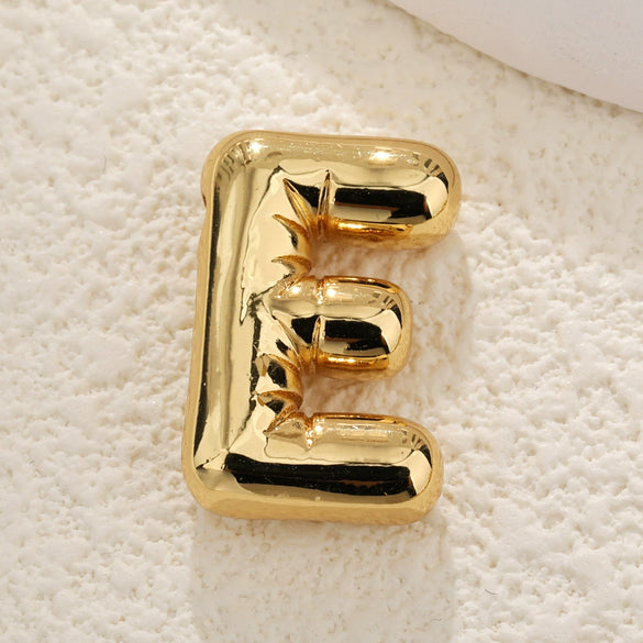 Wholesale Necklace Pendant Copper Gold Plated With Letter Pattern