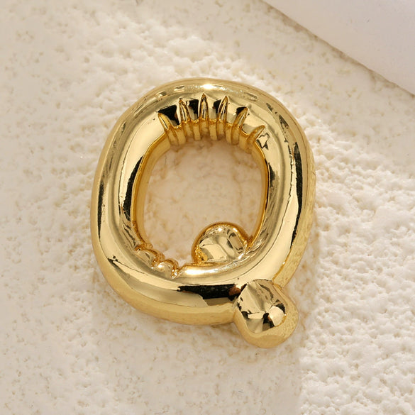Wholesale Necklace Pendant Copper Gold Plated With Letter Pattern