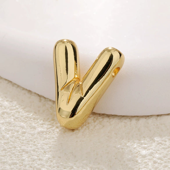 Wholesale Necklace Pendant Copper Gold Plated With Letter Pattern