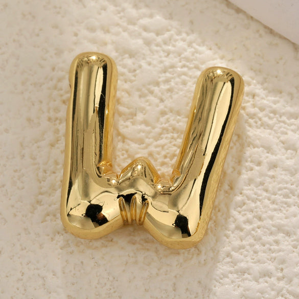 Wholesale Necklace Pendant Copper Gold Plated With Letter Pattern