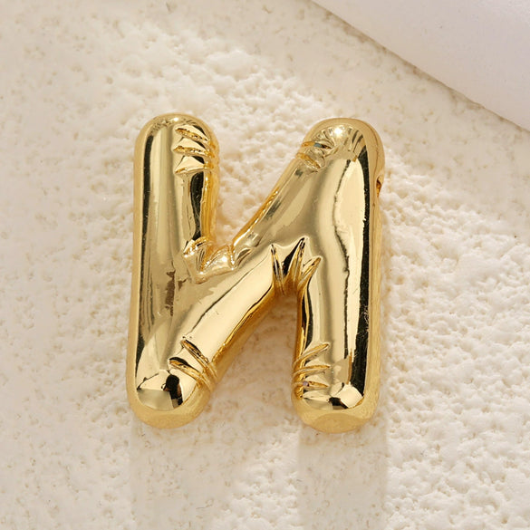 Wholesale Necklace Pendant Copper Gold Plated With Letter Pattern