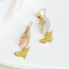 Wholesale Necklace Pendant Copper Tulip Flower Electroplated Clavicle Chain Accessories