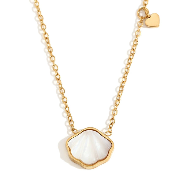 Wholesale Necklace Pendant Stainless Steel Titanium Steel Geometric Style Gold Plated For Women