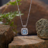 Wholesale Necklace Pendant 925 Sterling Silver Set With Gems Cross Chain