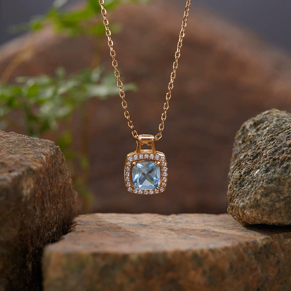 Wholesale Necklace Pendant 925 Sterling Silver Set With Gems Cross Chain