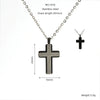 Wholesale Necklace Pendant 316L Stainless Steel 316L Stainless Steel Geometric Hiphop Style Electroplated Unisex