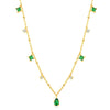 Wholesale Necklace Retro Popular Style Geometric S925 Sterling Silver Gold Plated Copper Clavicle Chain For Women