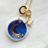 Wholesale Necklace Retro Style Copper Bow Flower Pendant Electroplating