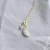 Wholesale Necklace Retro Style Copper Bow Flower Pendant Electroplating