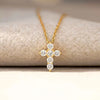 Wholesale Necklace S925 Sterling Silver Geometric Cross Electroplating O Word Chain For Women