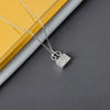 Wholesale Necklace S925 Sterling Silver Geometric Electroplating Women's Letter Clavicle Chain