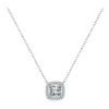 Wholesale Necklace S925 Sterling Silver Geometric Mixed Gem Inlay Set With Precious Stones Women's Cross Chain