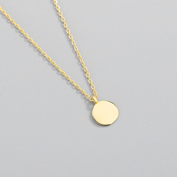 Wholesale Necklace S925 Sterling Silver Geometric Pendant Electroplated Cross Chain For Women