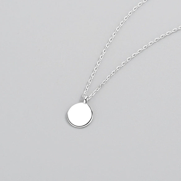 Wholesale Necklace S925 Sterling Silver Geometric Pendant Electroplated Cross Chain For Women