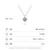Wholesale Necklace S925 Sterling Silver Geometric Single Diamond High Sense Women's Cross Chain