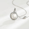 Wholesale Necklace S925 Sterling Silver Geometric Star Moon Pendant Clavicle Chain For Women
