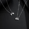 Wholesale Necklace S925 Sterling Silver Love Lock Heart Shape Design Fashion Personality Light Luxury