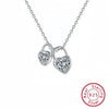 Wholesale Necklace S925 Sterling Silver Love Lock Heart Shape Design Fashion Personality Light Luxury