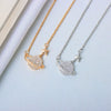 Wholesale Necklace S925 Sterling Silver Planet Pattern Electroplating Cross Chain For Women