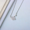 Wholesale Necklace S925 Sterling Silver Planet Pattern Electroplating Cross Chain For Women