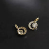 Wholesale Necklace S925 Sterling Silver Round Pendant With Star Geometric Pattern And Diamond Design For Women