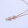 Wholesale Necklace S925 Sterling Silver Skull Fish Pendant Cross Chain Mixed Gem Inlay Geometric Electroplated