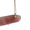 Wholesale Necklace 225 Silver Goldplated Geometric Cut Out Square Set With Zirconia O Word Chain For Women