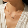 Wholesale Necklace 225 Silver Insect Pattern Diamond Original Design For Women