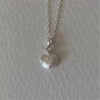 Wholesale Necklace 925 Silver 18K Gold Plated Geometric Snake Bone Chain Love Pendant