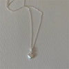 Wholesale Necklace 925 Silver 18K Gold Plated Geometric Snake Bone Chain Love Pendant