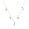 Wholesale Necklace 925 Silver Star Diamond Design Cross Chain