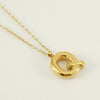 Wholesale Necklace Stainless Steel Chubby Bubble Letter Design Polished Unisex Cross Chain
