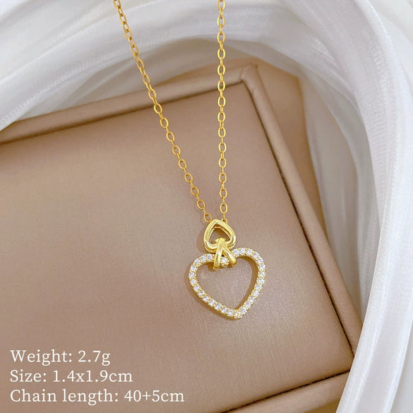 Wholesale Necklace Stainless Steel Copper Animal Zodiac Cartoon Minimalist Style