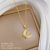 Wholesale Necklace Stainless Steel Copper Animal Zodiac Cartoon Minimalist Style