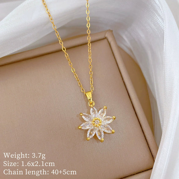 Wholesale Necklace Stainless Steel Copper Animal Zodiac Cartoon Minimalist Style