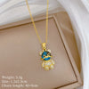 Wholesale Necklace Stainless Steel Copper Animal Zodiac Cartoon Minimalist Style