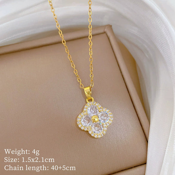 Wholesale Necklace Stainless Steel Copper Animal Zodiac Cartoon Minimalist Style