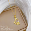 Wholesale Necklace Stainless Steel Copper Animal Zodiac Cartoon Minimalist Style