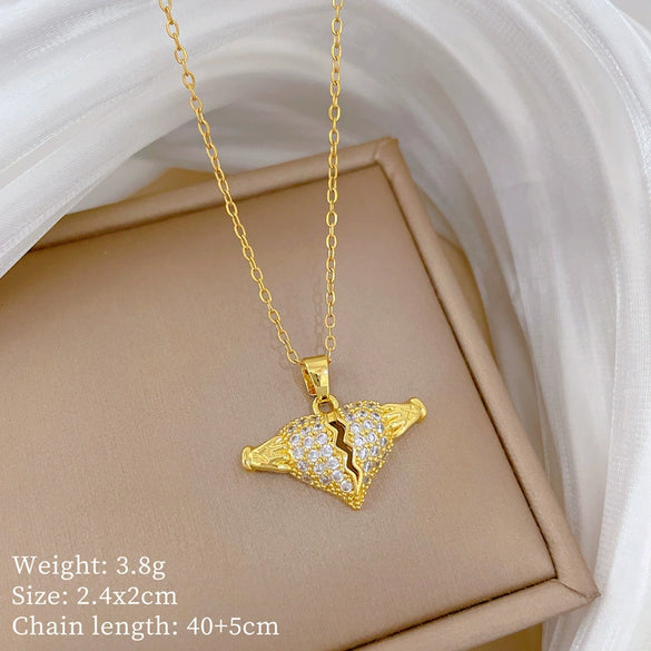 Wholesale Necklace Stainless Steel Copper Animal Zodiac Cartoon Minimalist Style